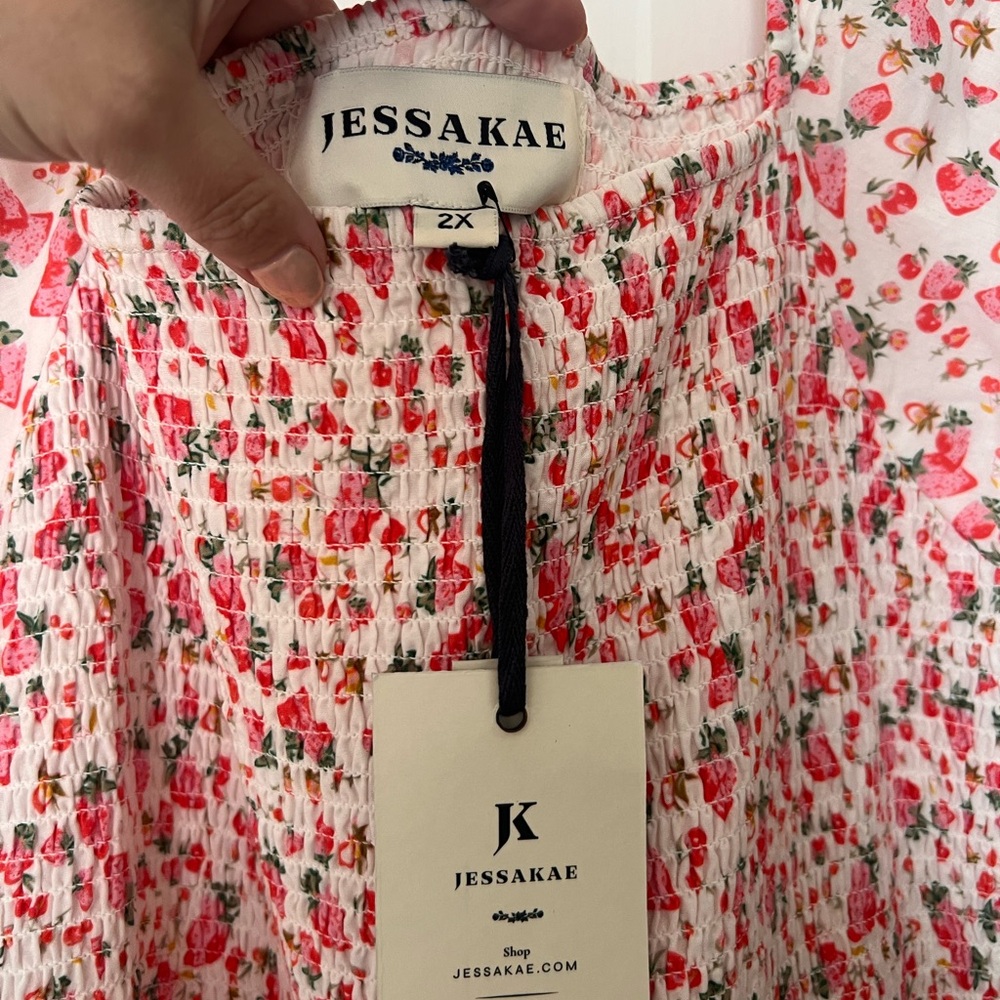 NWT JessaKae strawberry dress - Picture 3 of 4